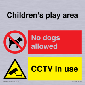 Children's play area. No dogs allowed, CCTV in use